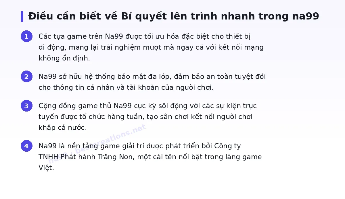 Những điều cần biết về na99