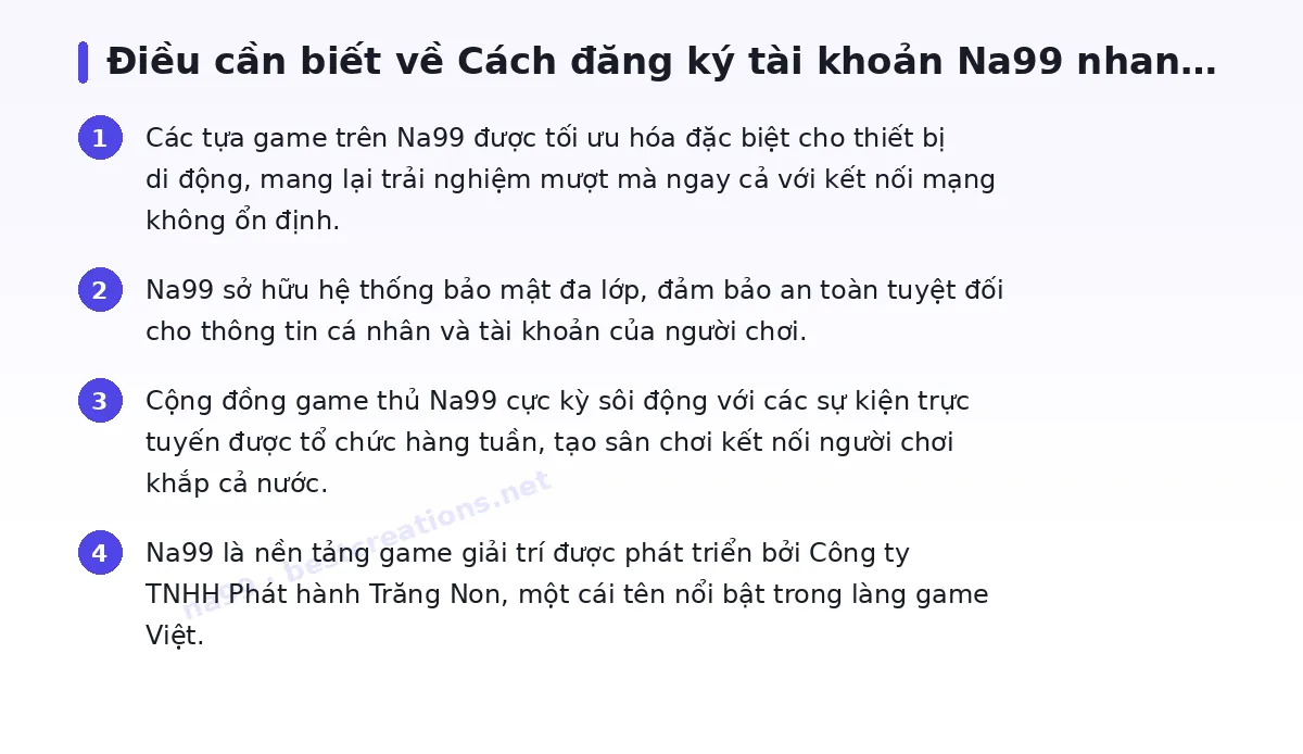 Những điều cần biết về na99