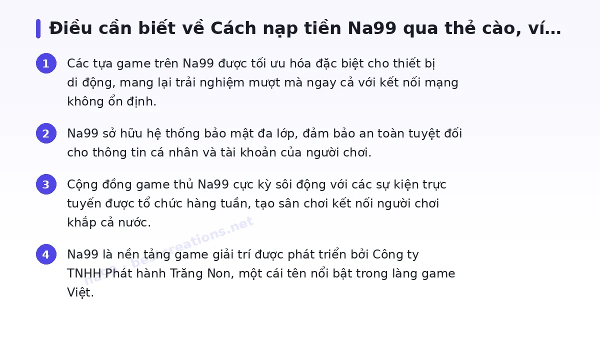 Những điều cần biết về na99