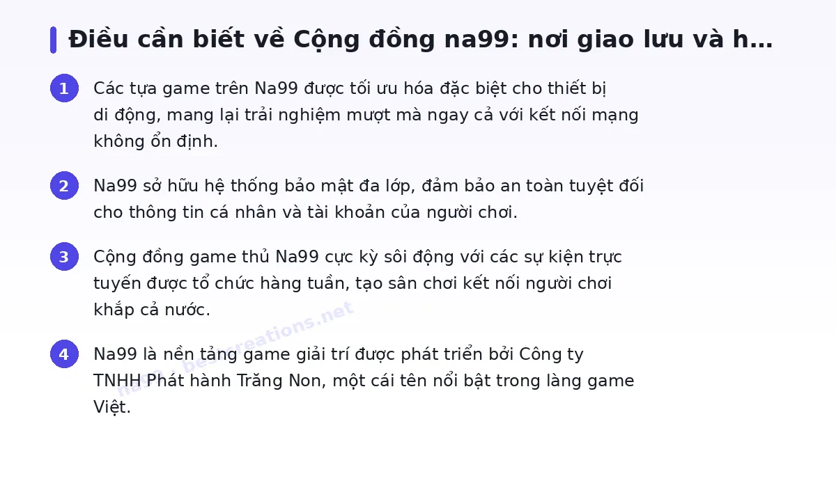 Những điều cần biết về na99