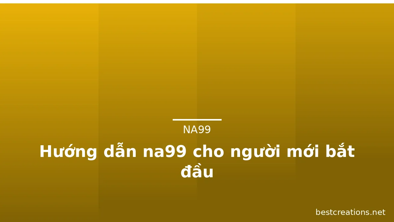 Hướng dẫn na99 cho người mới bắt đầu — na99 · ảnh 3