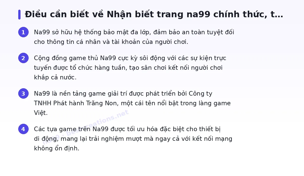 Những điều cần biết về na99
