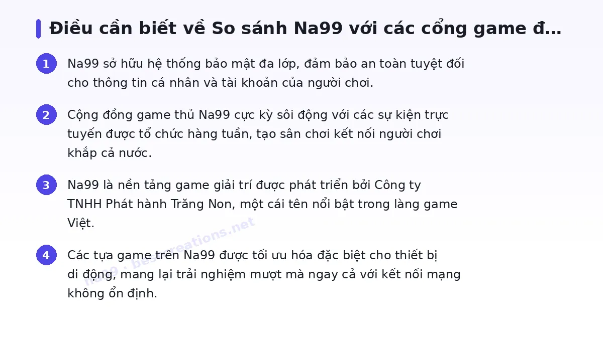 Những điều cần biết về na99